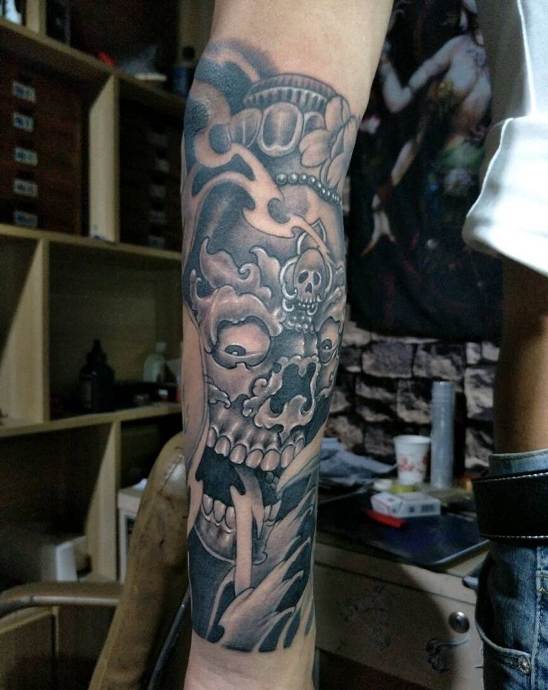 嘎巴拉纹身图片