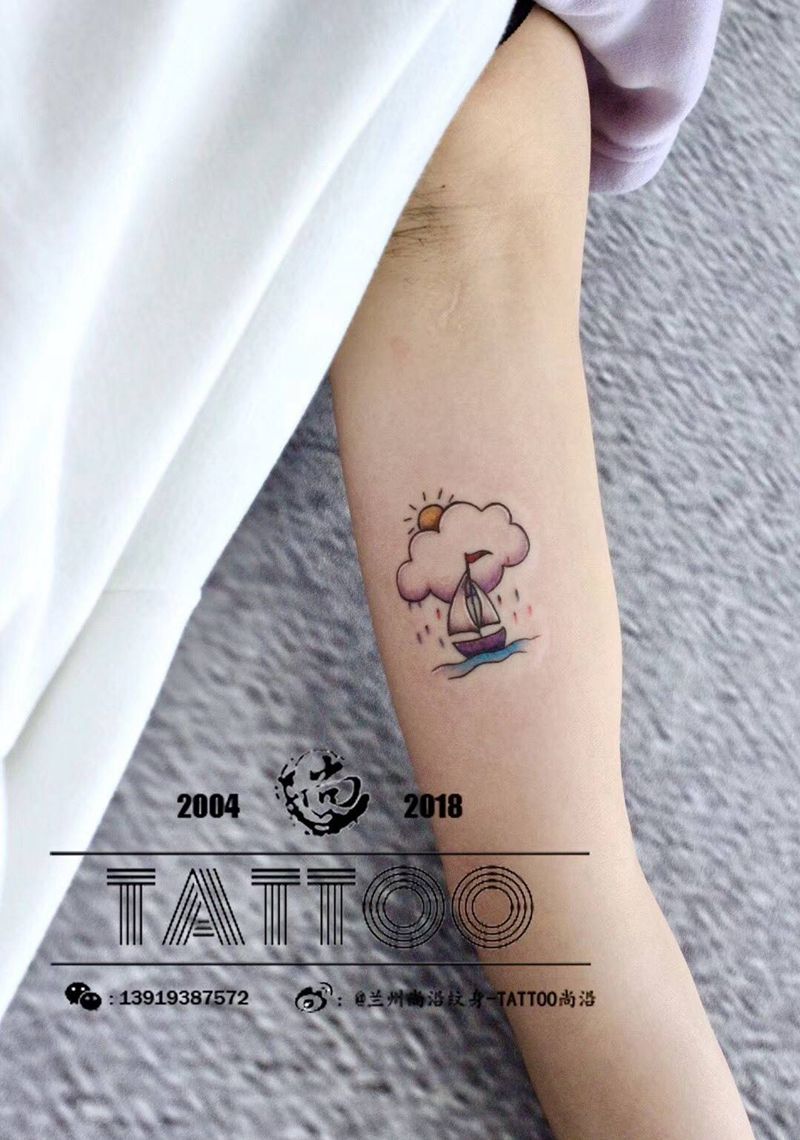船纹身图片