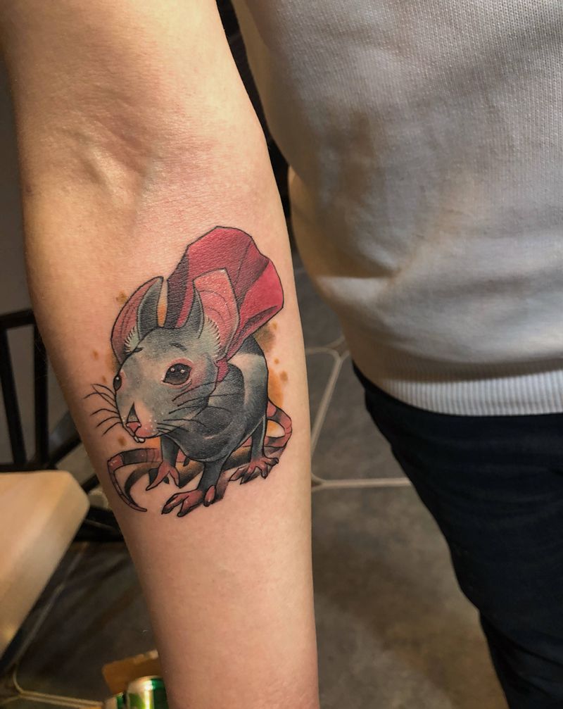 小飞鼠纹身图片