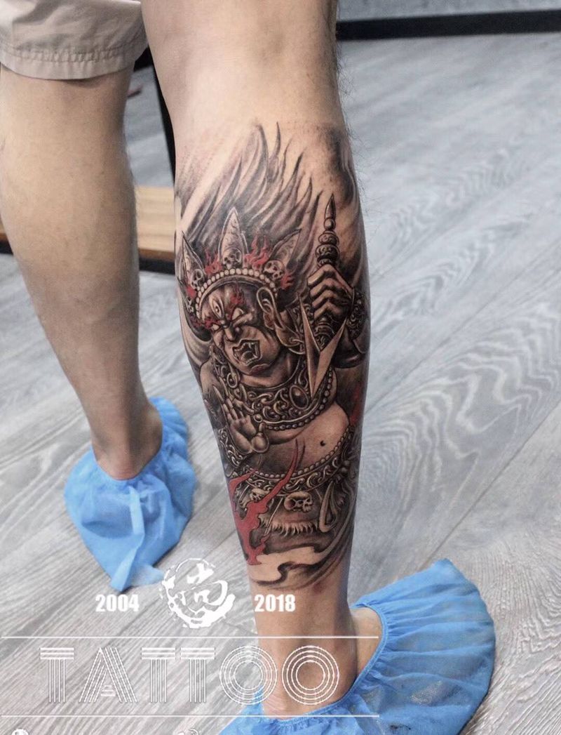 原创大黑天纹身图片