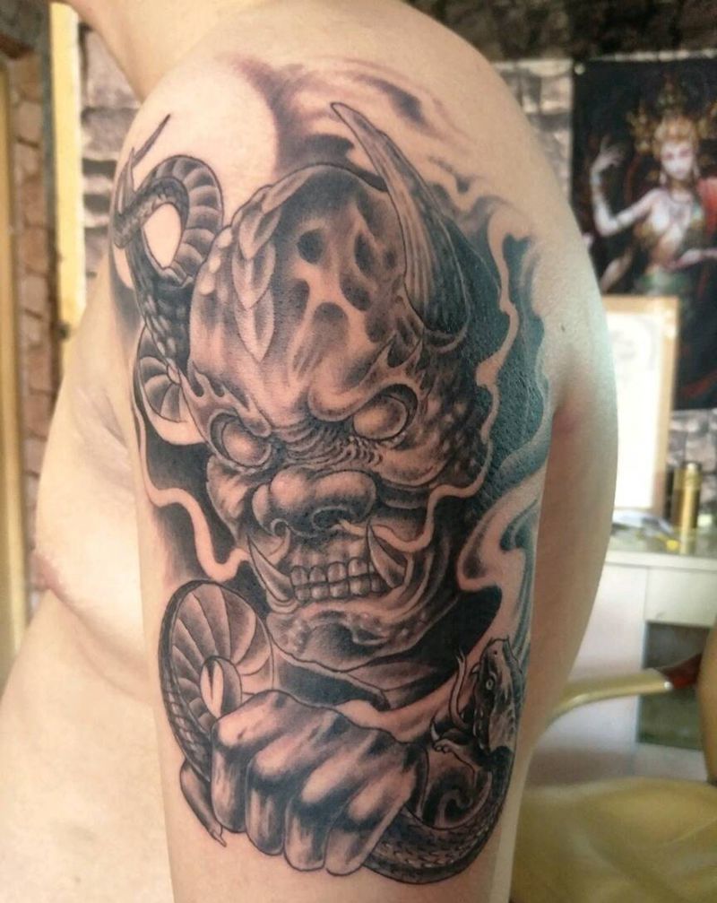 这是般若吗？我纹的但不知道是啥纹身图片