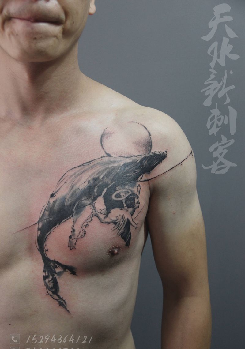 鲸纹身图片