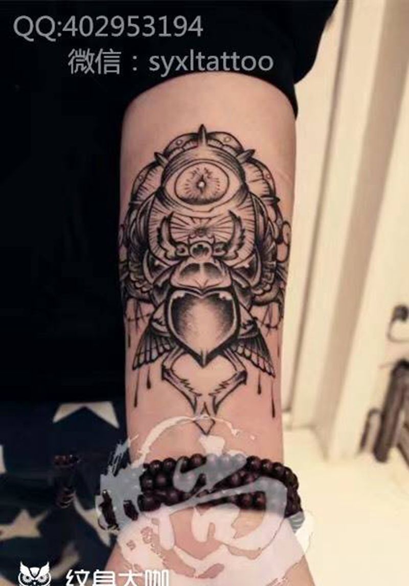 甲壳虫纹身图片