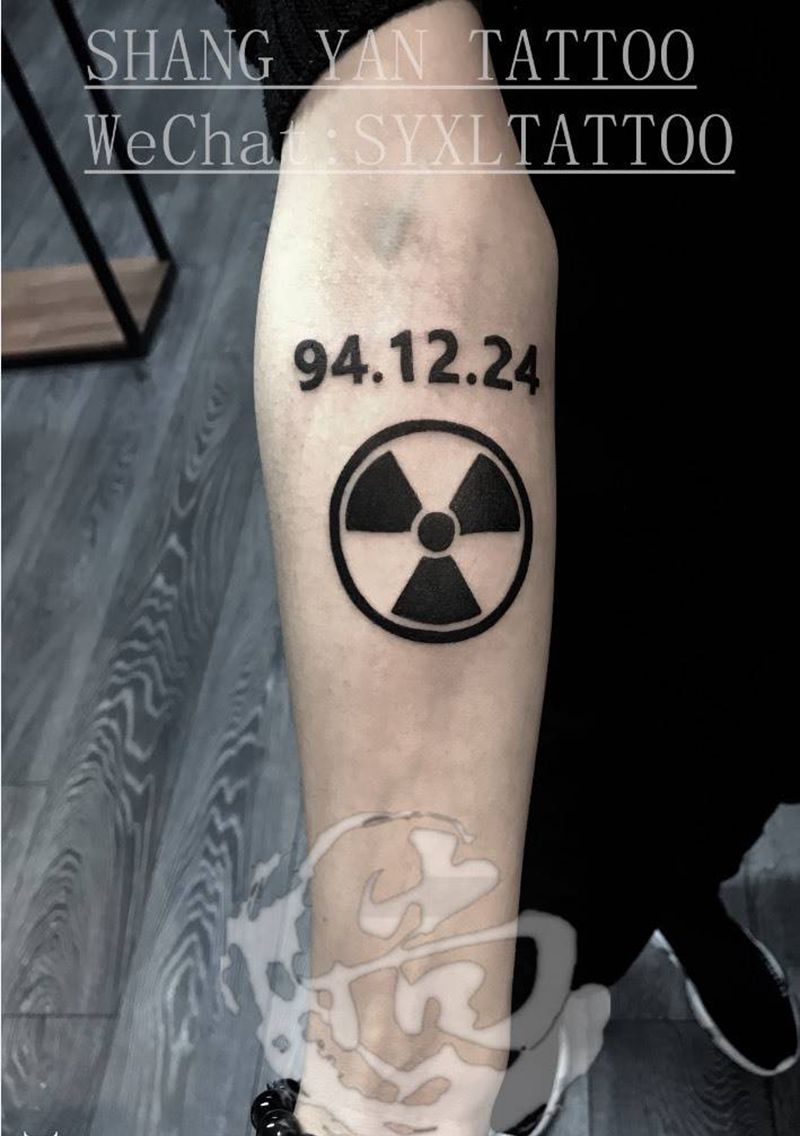 辐射纹身图片