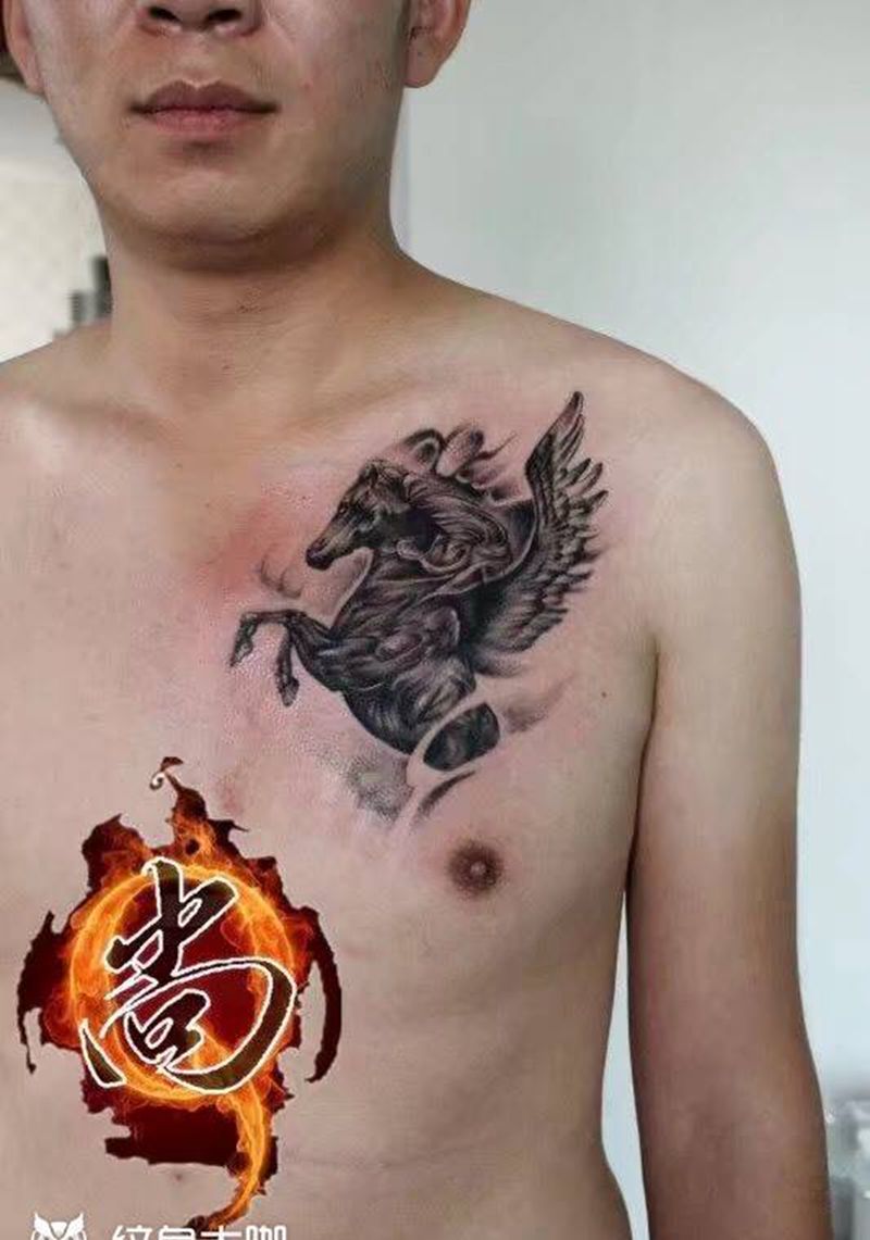 飞马纹身图片