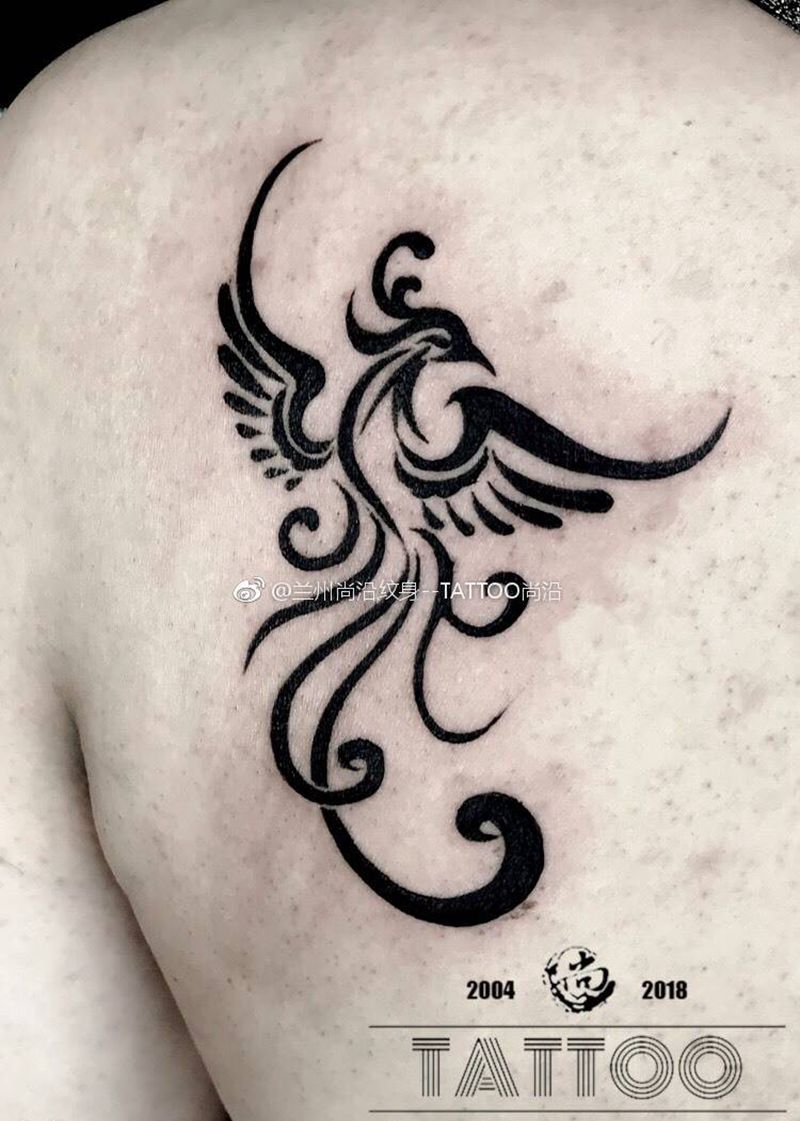 凤凰图腾纹身图片