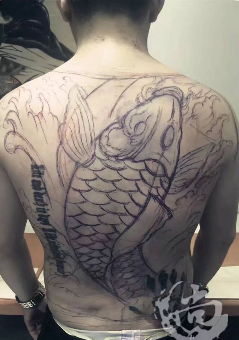 原创鱼纹身图片