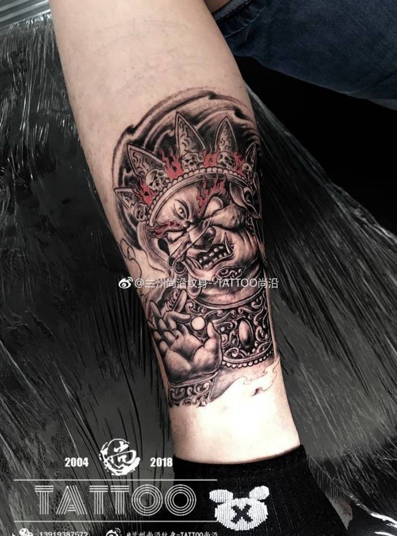 大黑天纹身图片