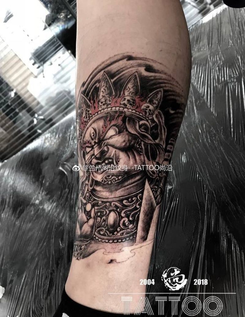 大黑天纹身图片