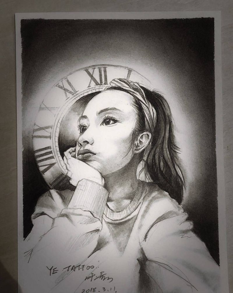 baby纹身图片_手臂欧美写实女朋友照片可爱纹身图案