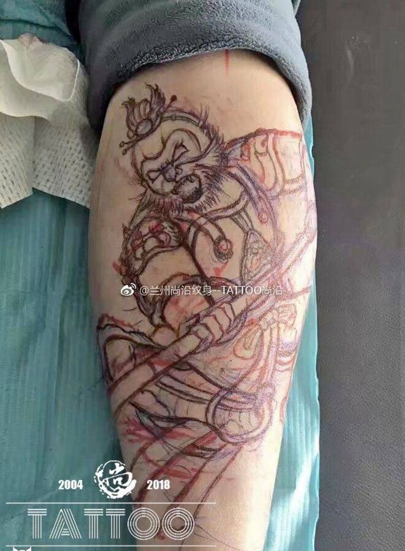 齐天大圣纹身图片