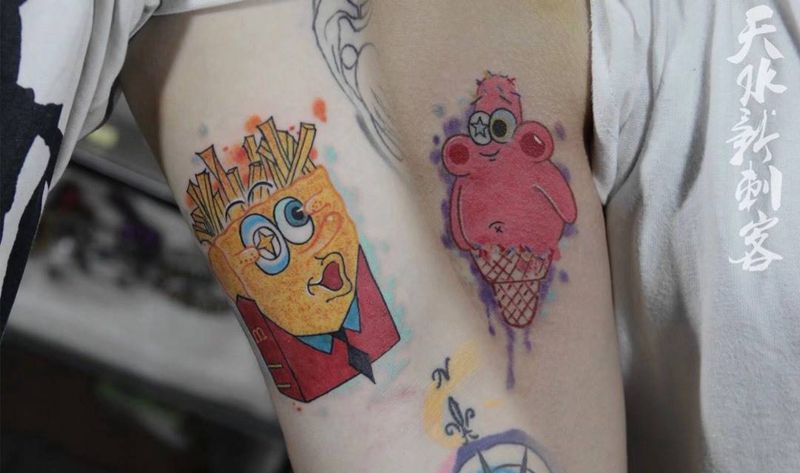 情侣图纹身图片