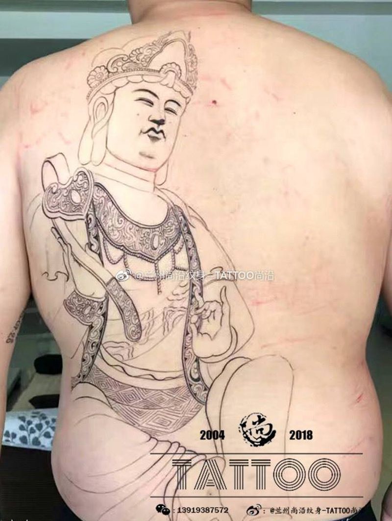 佛纹身图片