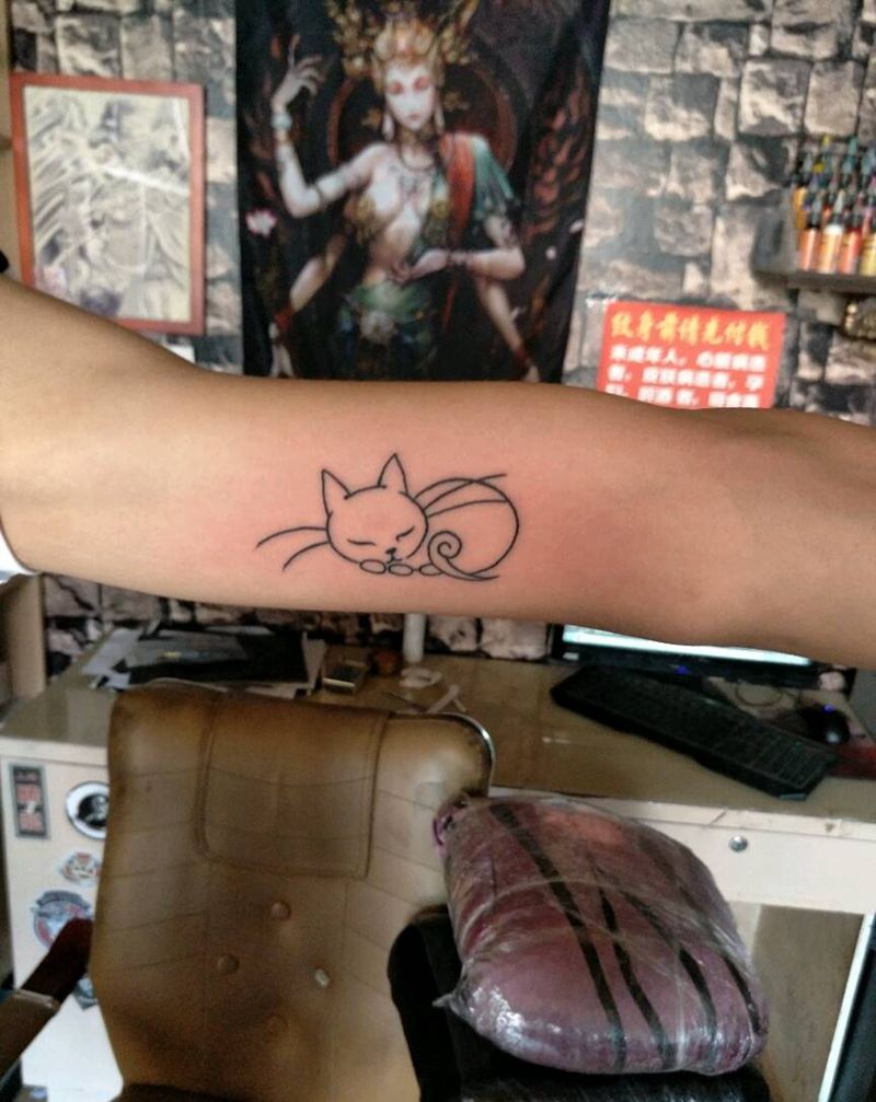 喵喵纹身图片
