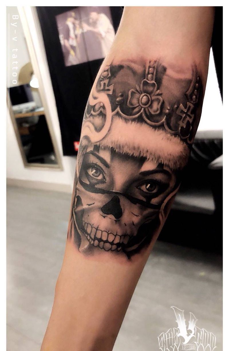 chicano肖像纹身图片