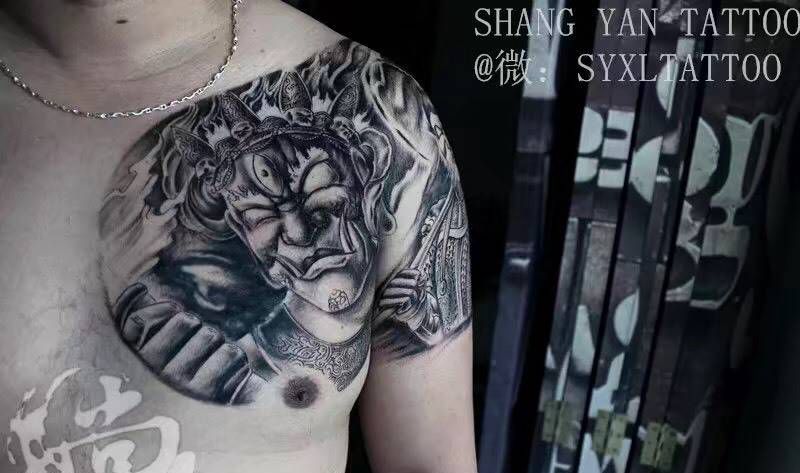 原创半甲纹身图片