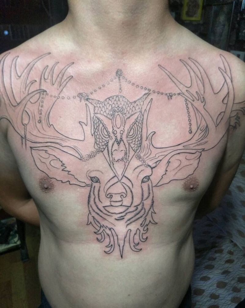 未完成纹身图片