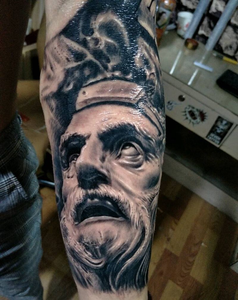 欧美花臂待续纹身图片