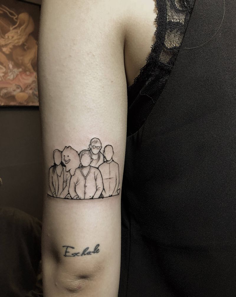 全家福纹身图片
