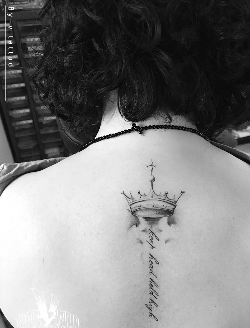小清新皇冠纹身图片