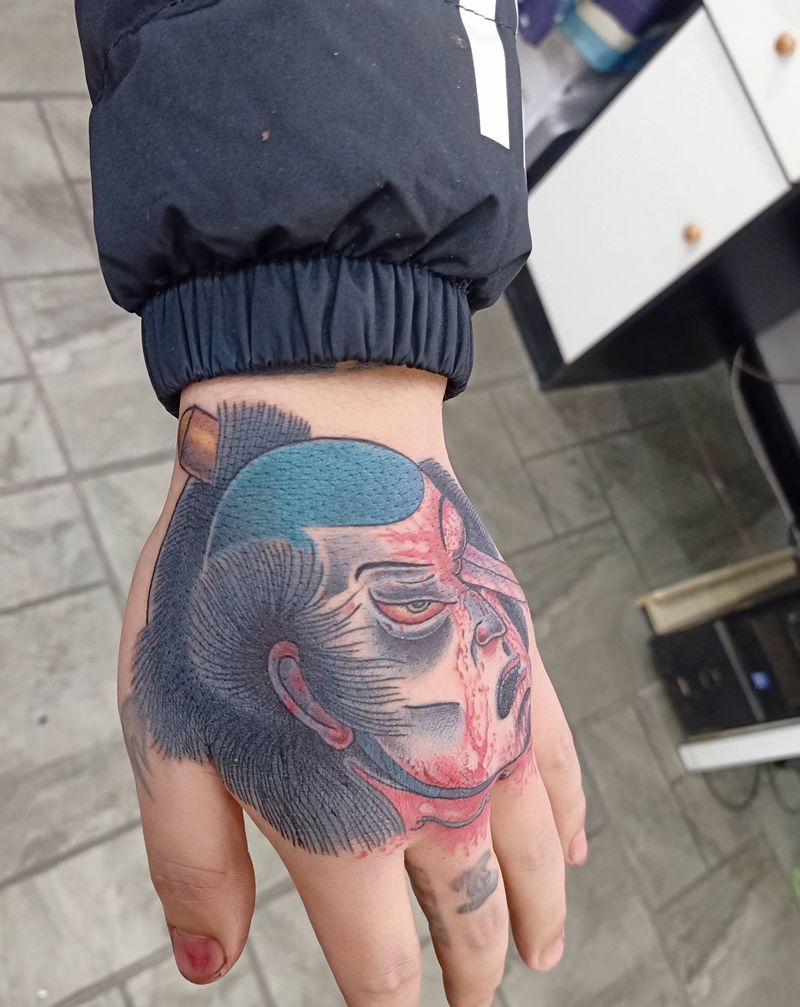 遮盖纹身图片_手部纹身图案