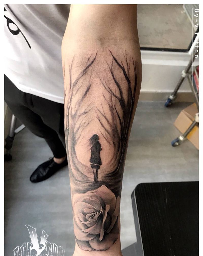 写实小臂纹身图片