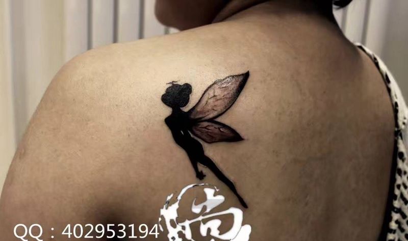 小天使纹身图片