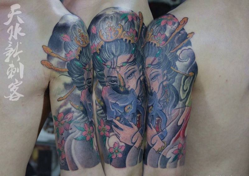 包大臂纹身图片