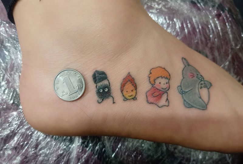 小图纹身图片_脚部纹身图案