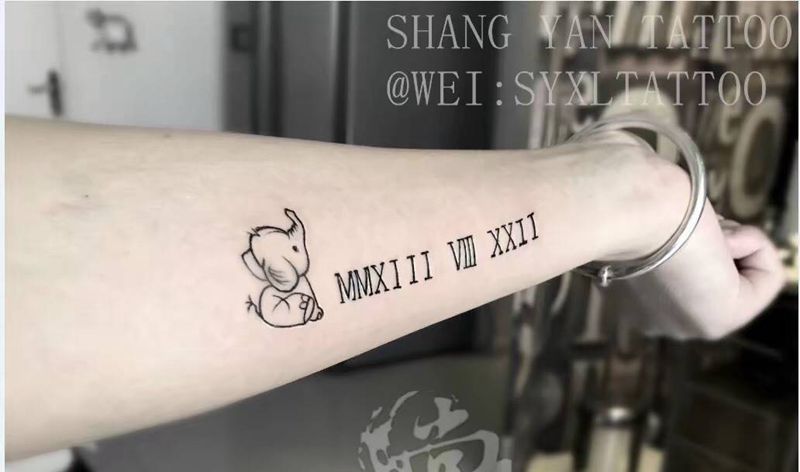 小清新纹身图片