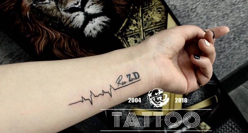 情侣字母纹身图片