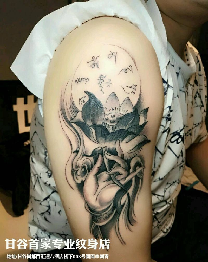 佛渡纹身图片