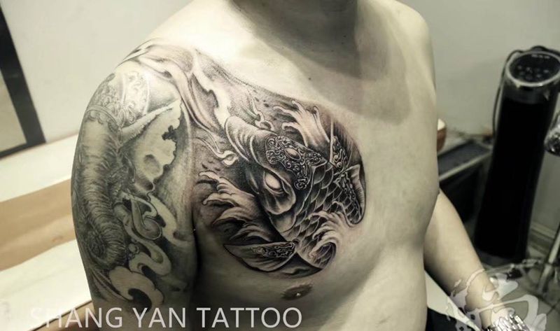 原创盔甲鱼纹身图片