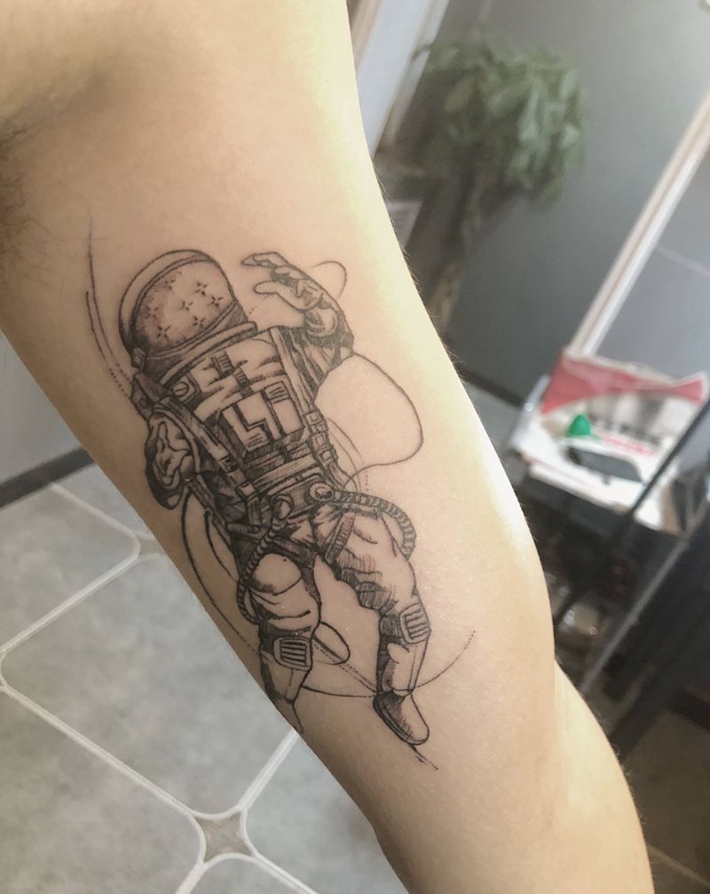 几何图案纹身图片