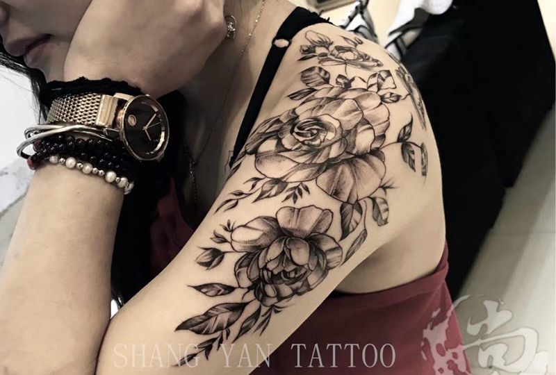 原创半甲纹身图片