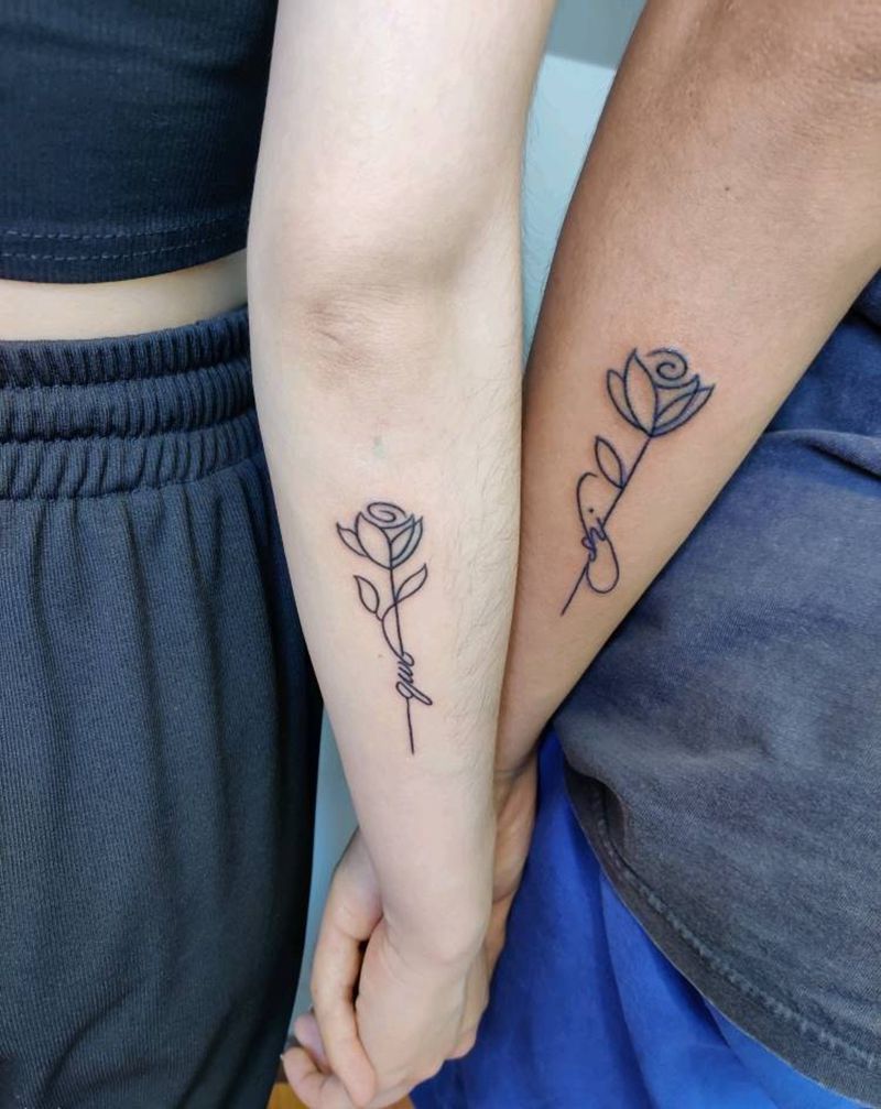 爱的见证纹身图片_手臂几何纹身图案