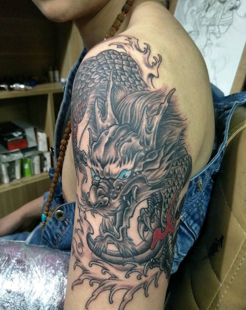 麒麟。？。。。。纹身图片