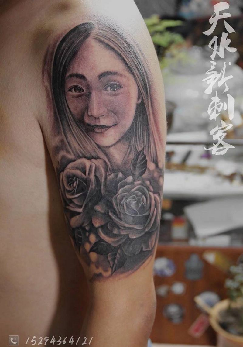 肖像纹身图片