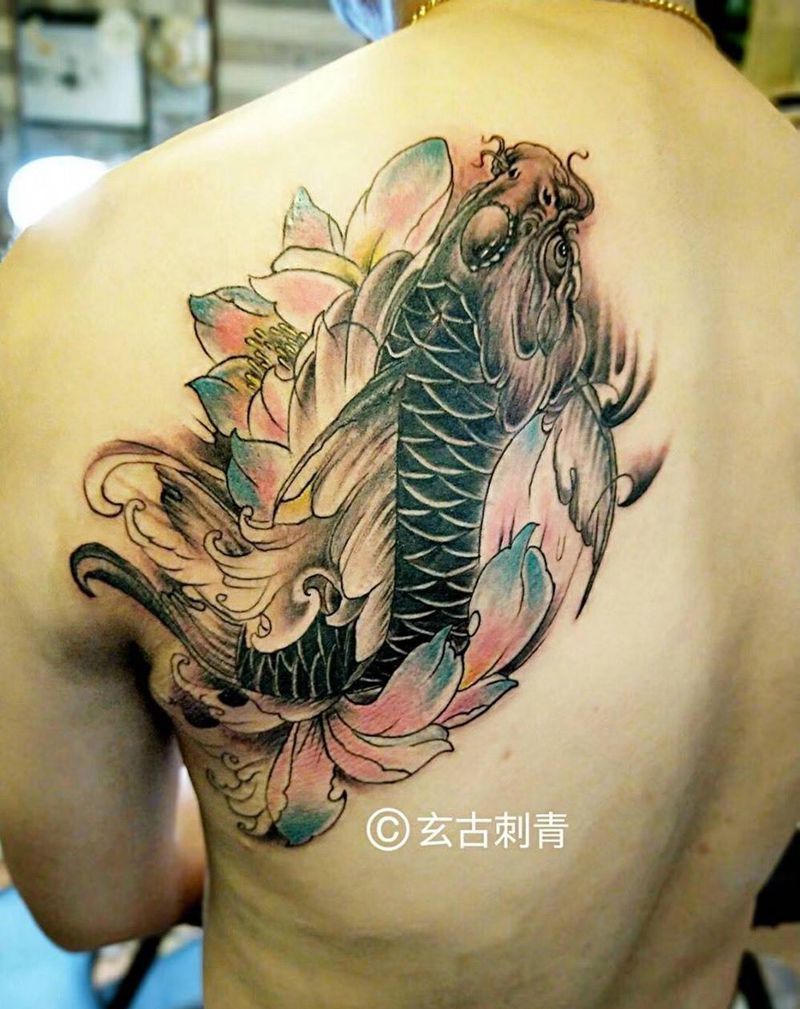 大鲤鱼纹身图片