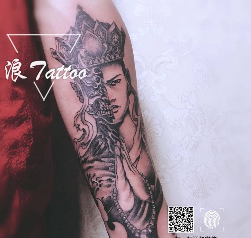一念之间纹身图片