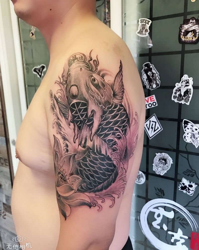 鲤纹身图片
