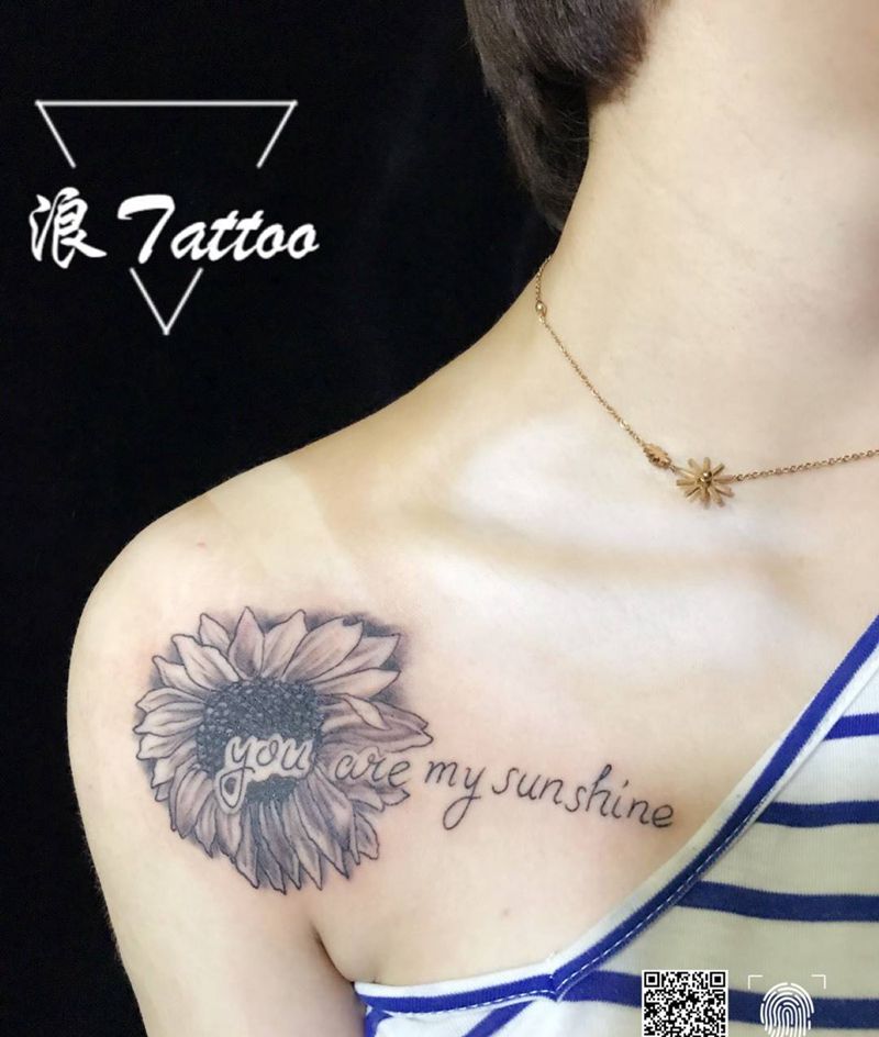 向日葵纹身图片