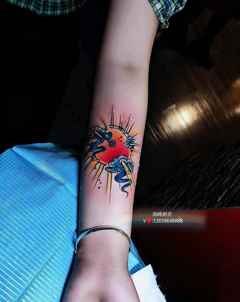 school纹身图片_手臂纹身图案