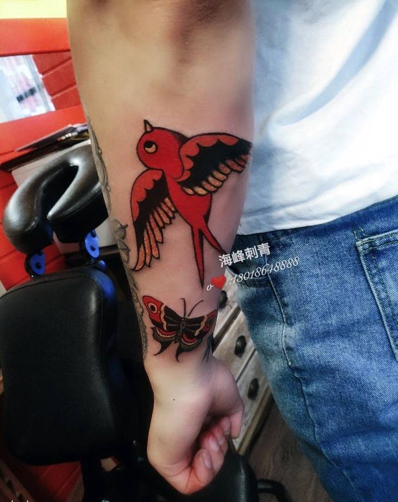 school纹身图片_手臂纹身图案