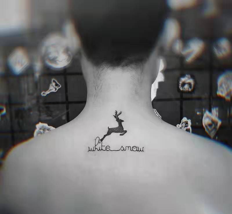 White snow纹身图片