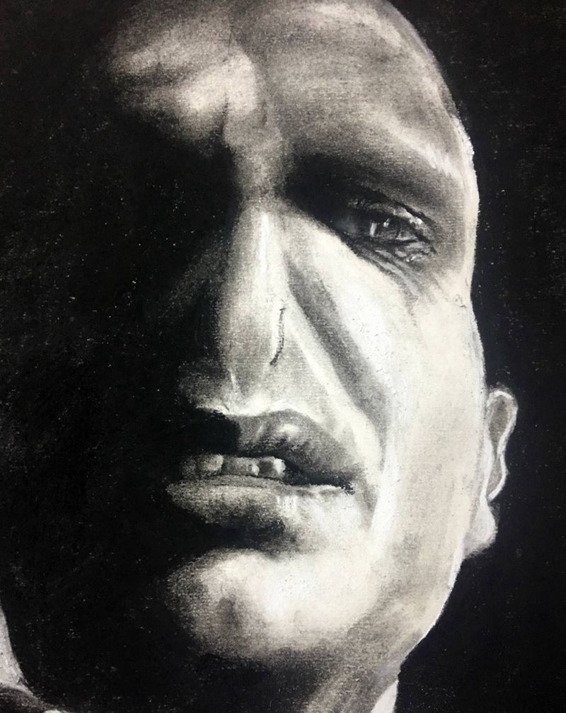 伏地魔纹身图片_成品欧美写实人物纹身图案