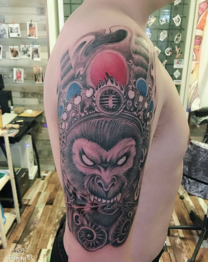 斗战胜佛纹身图片