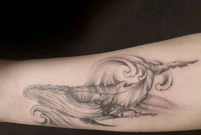 鲸纹身图片