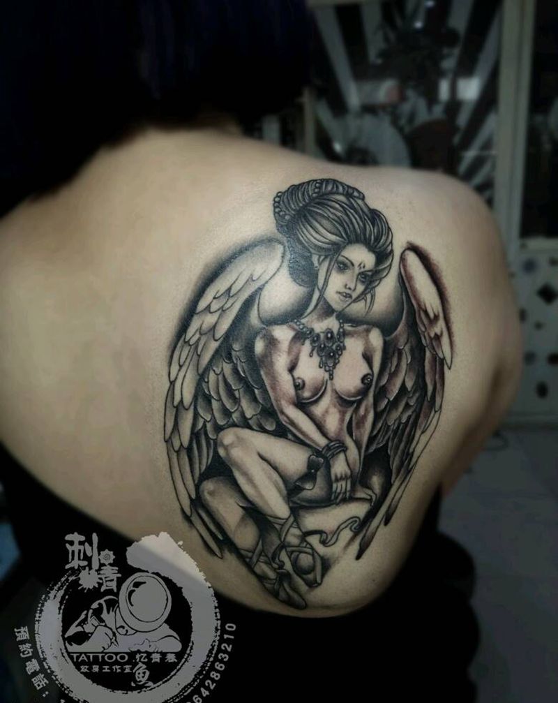 欧美大妞纹身图片