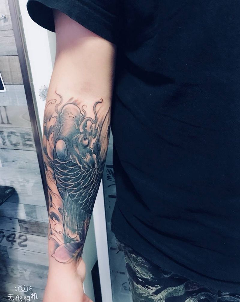 鲤纹身图片